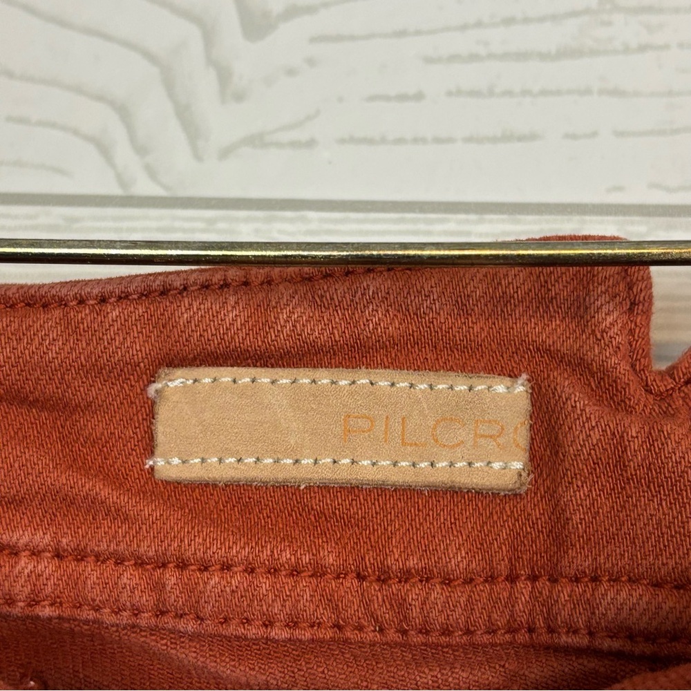 Pilcro Wide Leg Cargo Pants in Rust - Picture 6 of 13